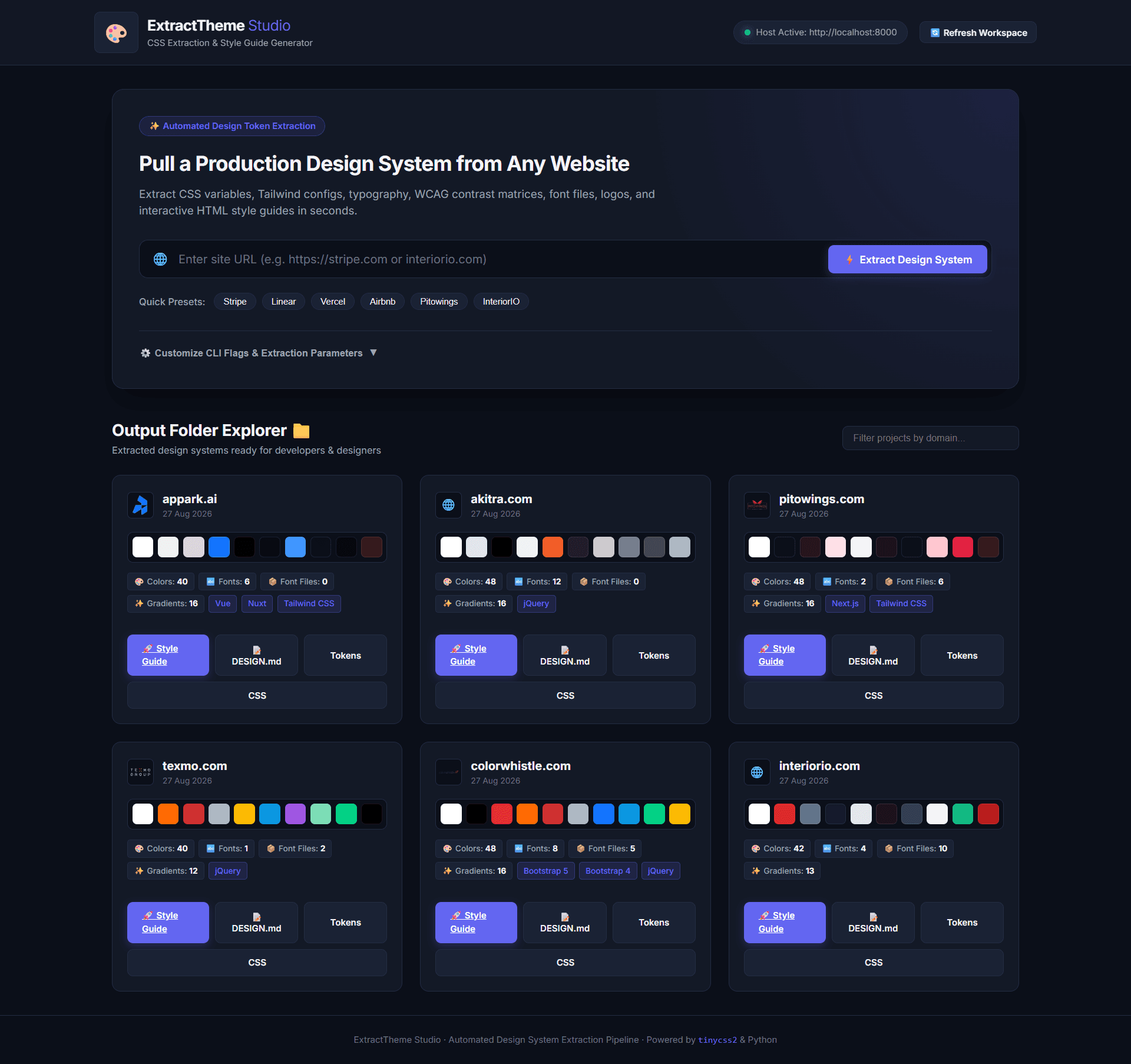 ExtractTheme Studio
