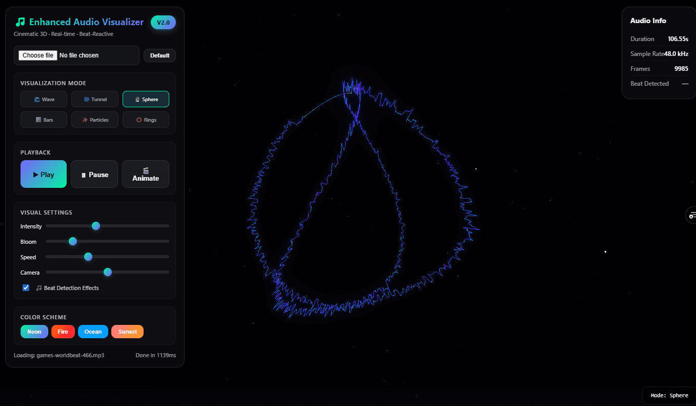 Enhanced Audio Visualizer